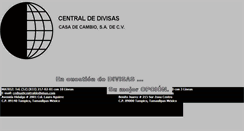 Desktop Screenshot of centraldedivisas.com